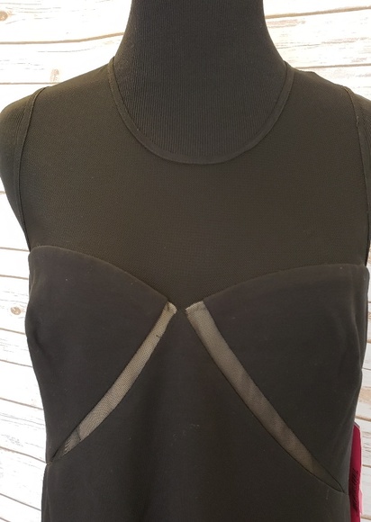 NWT- BETSEY JOHNSON Black and Mesh Size 8 - Picture 3 of 7